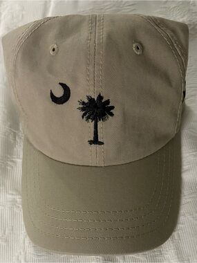 Men's Khaki American Dry Goods South Carolina Palmetto & Crescent Wild Dunes Cap